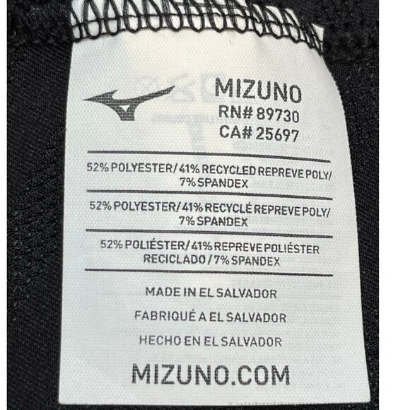 Mizuno Women’s Large Black Performance Sheer Tank Top Athletic Workout Shirt - Picture 4 of 7